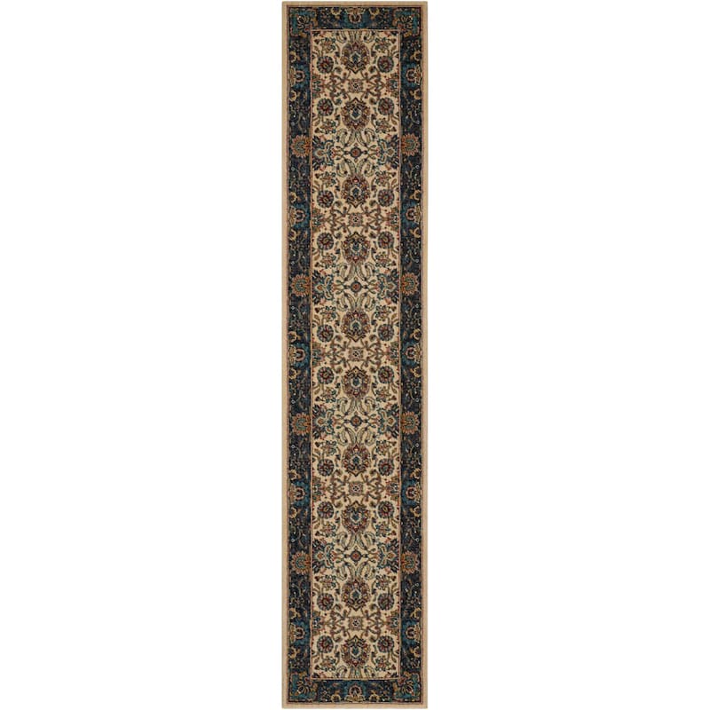 Nourison 2020 Area Rug - 2'3" x 11' Runner - White/Multi - Runner/Rectangle