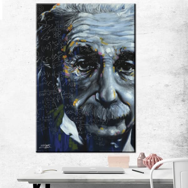 Einstein - It's All Relative - 24x36 canvas by Pyramid America