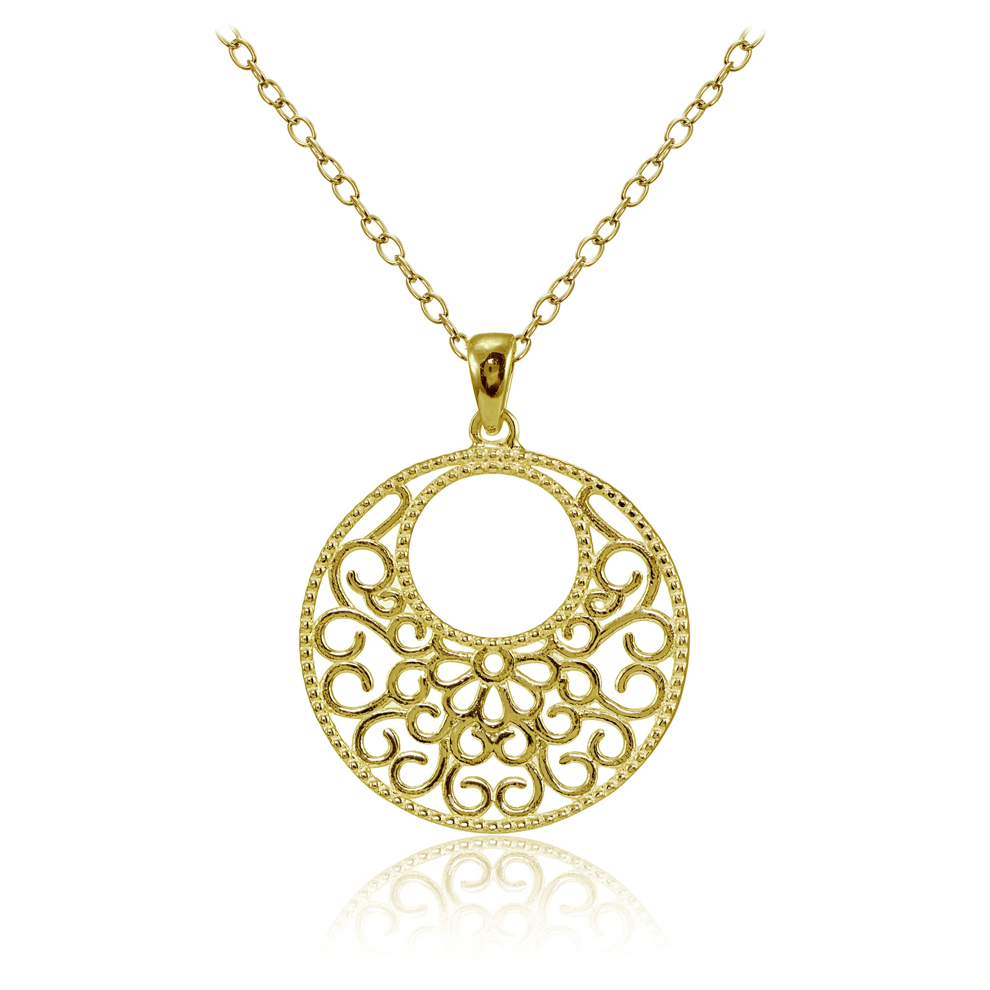 Sterling Silver Womens 1mm Box Chain Small Filigree Butterfly Pendant Necklace