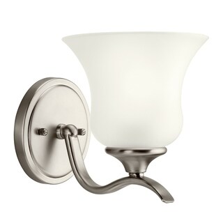 Kichler Lighting Wedgeport Collection 1-light Brushed Nickel ...