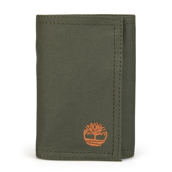 Shop Timberland Men&#39;s Canvas Trifold Wallet - Free Shipping On Orders Over $45 - Overstock ...