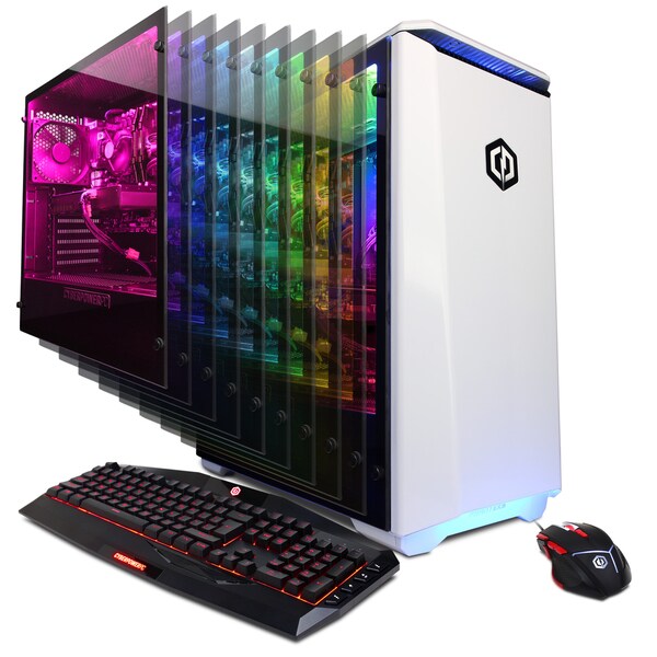 CYBERPOWERPC Gamer Master GMA4800OS w/ AMD Ryzen 5 2600X 3.6GHz Gaming Computer