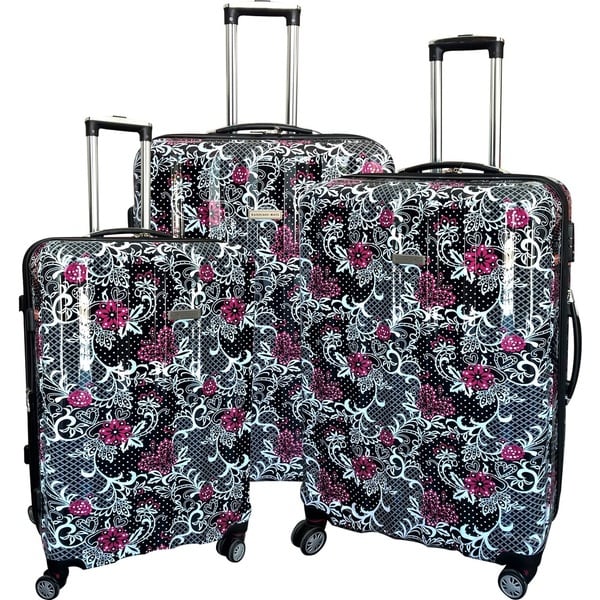 floral luggage sets