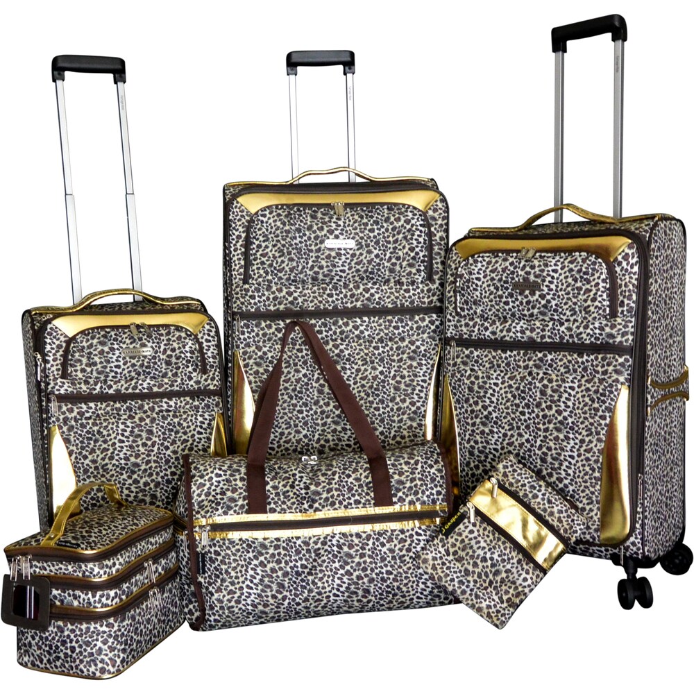 6 piece suitcase set