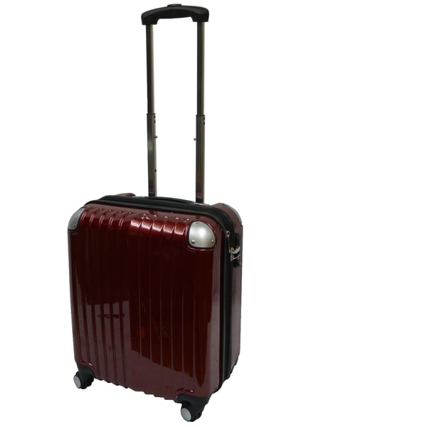 burgundy carry on luggage