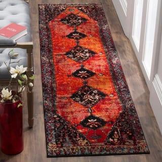 2 X 14 Runner Rugs For Less Safavieh Vintage Hamadan Traditional Orange Multi Distressed Runner Rug 2 X 14