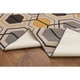 preview thumbnail 14 of 27, World Rug Gallery Contemporary Geometric Stripe Non-Slip Area Rug
