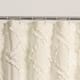 Lush Decor Ruffle Diamond Shower Curtain
