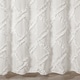 preview thumbnail 9 of 14, Lush Decor Ruffle Diamond Shower Curtain