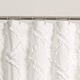 preview thumbnail 7 of 14, Lush Decor Ruffle Diamond Shower Curtain