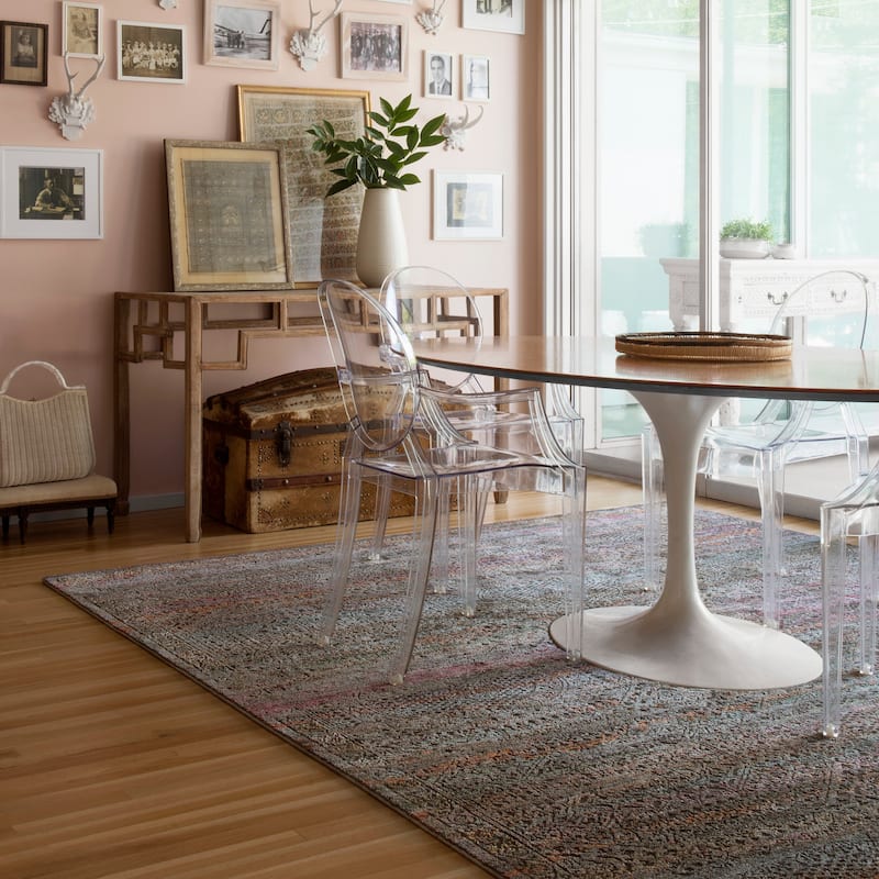 Alexander Home Genova Sunset Geometric Boho Chic Area Rug