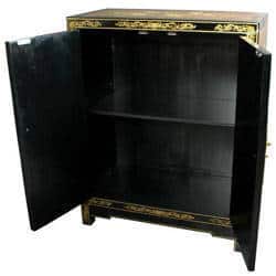 Handmade Gold Leaf Lacquer Cabinet (China)