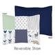 preview thumbnail 2 of 1, Sweet Jojo Designs Navy and Mint Woodsy Comforter Set