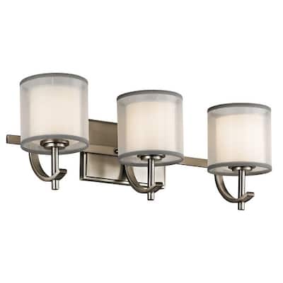 Kichler Lighting Tallie 3-light Antique Pewter Bath/ Vanity Light