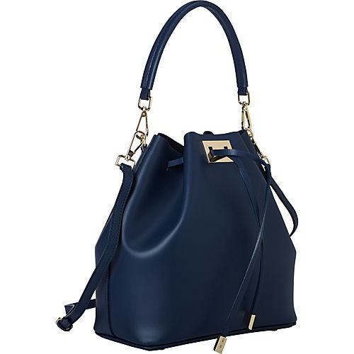 navy shoes and handbag