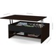 preview thumbnail 5 of 10, Bestar Small Space 2-Piece Lift-Top Storage Coffee Table and TV Stand Set
