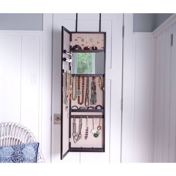 Shop Hives Honey Door Hanging Full Length Mirrored Jewelry