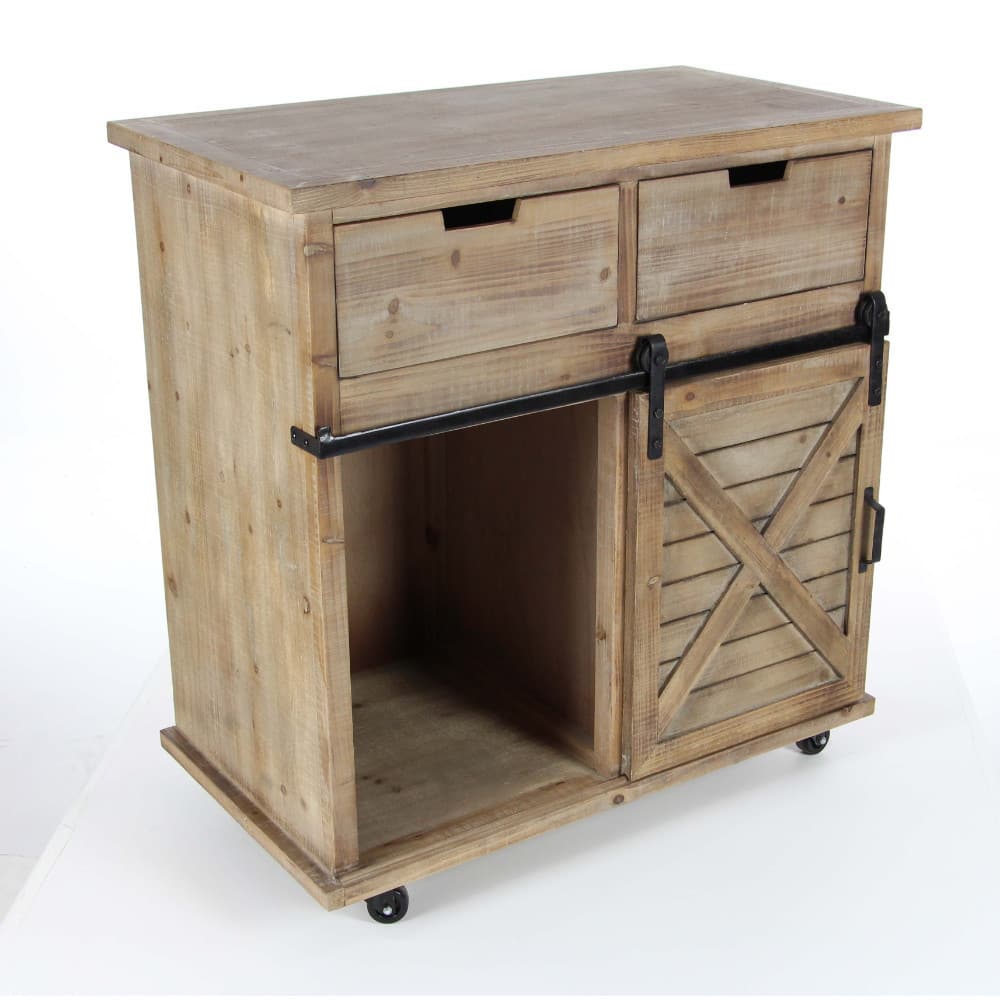 Benzara Wooden Appealing Storage Cabinet