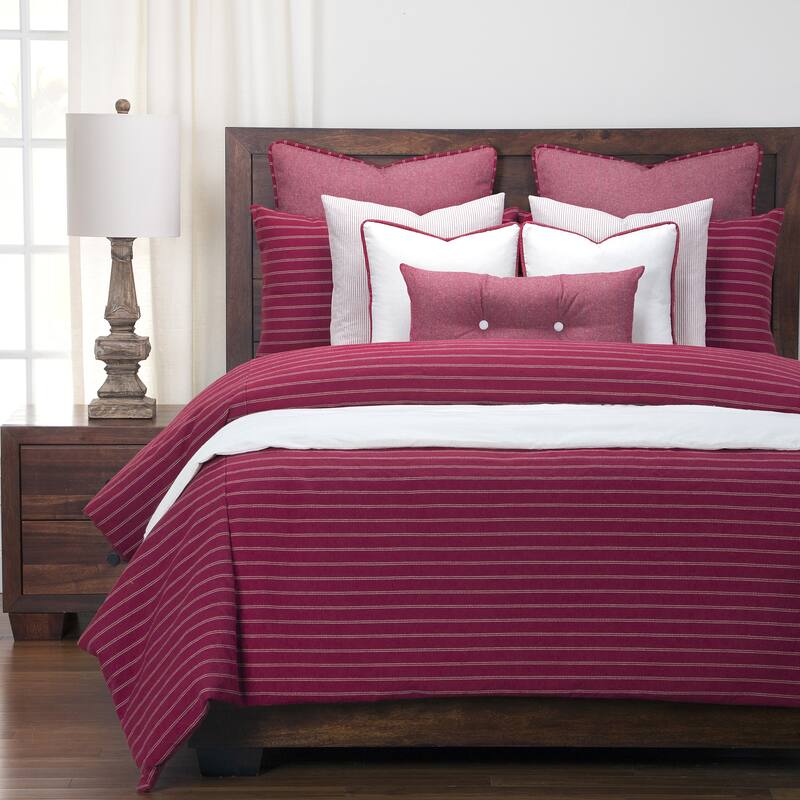Copper Grove Bischofsheim Cotton-blend Burlap Brick Down Alt Duvet Cover Set