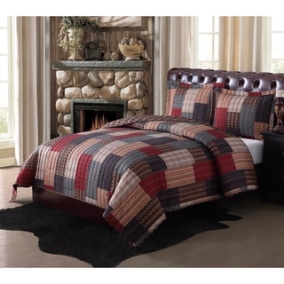 Gunnison Printed 3 Piece Lodge Quilt Set