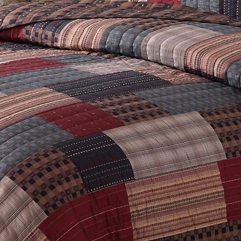 Gunnison Printed 3 Piece Lodge Quilt Set