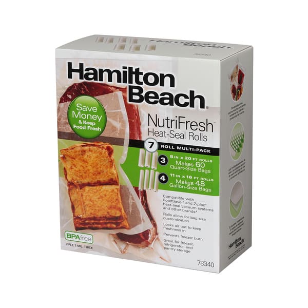 Hamilton Beach NutriFresh Heat-Seal Rolls (7 Roll Multi-pack)