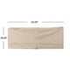 Shield Outdoor Waterproof Fabric Chat Set Patio Cover by Christopher Knight Home - Thumbnail 4