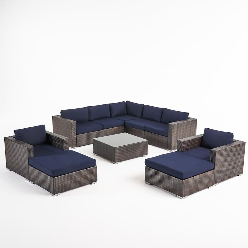 Santa Rosa Outdoor 10-piece Sectional Set by Christopher Knight Home