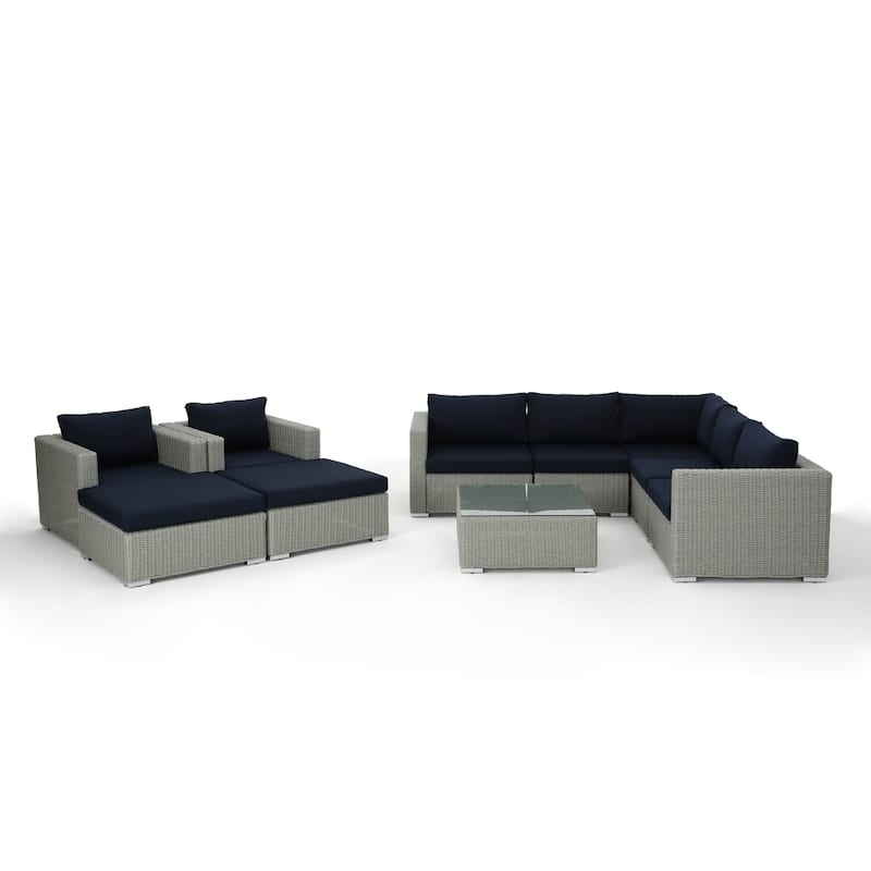 Santa Rosa Outdoor 10-piece Sectional Set by Christopher Knight Home
