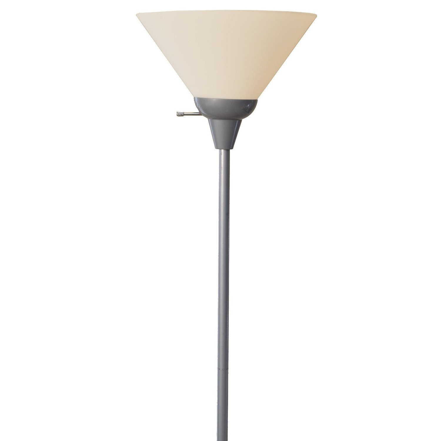 Shop Light Accents 100 Watt Floor Lamp Painted Finish With White