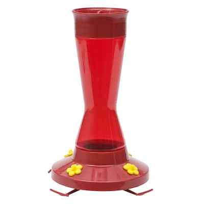 Perky Pet16 Oz Red Plastic Pinch Waist Hummingbird Feeder