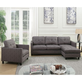 Top Product Reviews For Acme Furniture Ceasar Sectional Sofa Acme Furniture Ceasar Sectional Sofa Revisable Ottoman Gray Fabric