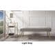 preview thumbnail 23 of 37, Pamela Entryway Bench with Gold Metal Legs by Jennifer Taylor Home