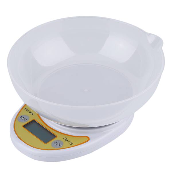 Digital Kitchen Scale 5KG 11LBS x 1g with Bowl Overstock 15220036