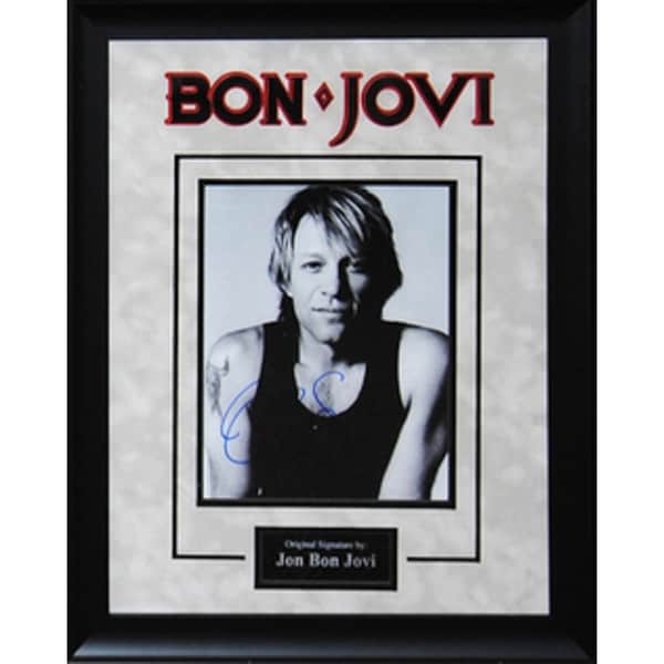 Hand-signed Jon Bon Jovi Photograph