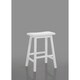 Acme Furniture White Gaucho Stool (Set of 2) - Thumbnail 1