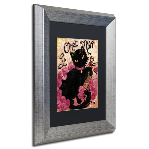 Shop Natasha Wescoat Le Chat Noir Matted Framed Art Free