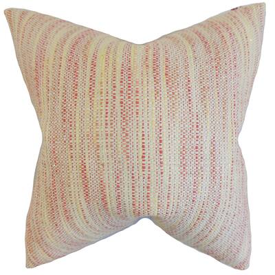 Lakota Stripes 22-inch Down Feather Throw Pillow Blossom