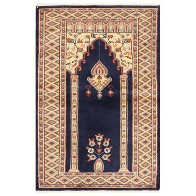HERAT ORIENTAL Pakistani Hand-knotted Bokhara Wool Rug (2'7 x 3'11) - 2'7 x 3'11