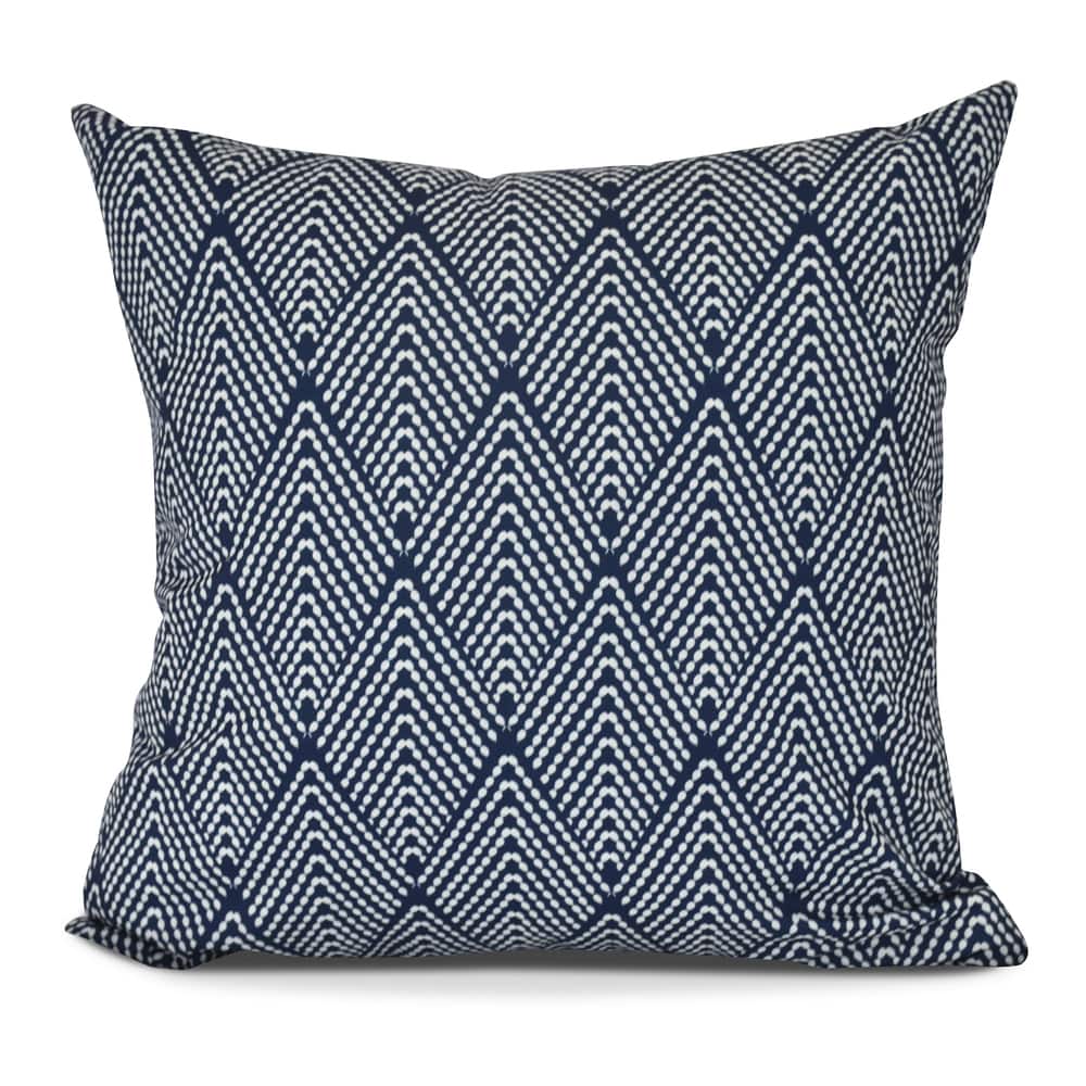 Lifeflor Geometric Print Outdoor Square Patio Throw Pillow