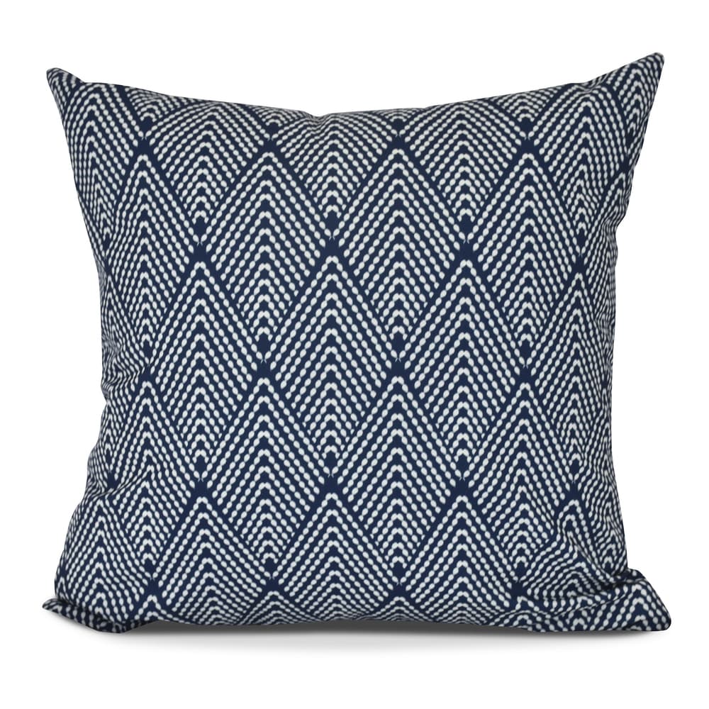 Lifeflor Geometric Print Outdoor Square Patio Throw Pillow