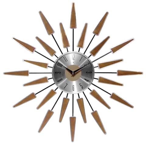 Infinity Instruments Satellite 23-inch Starburst Wall Clock