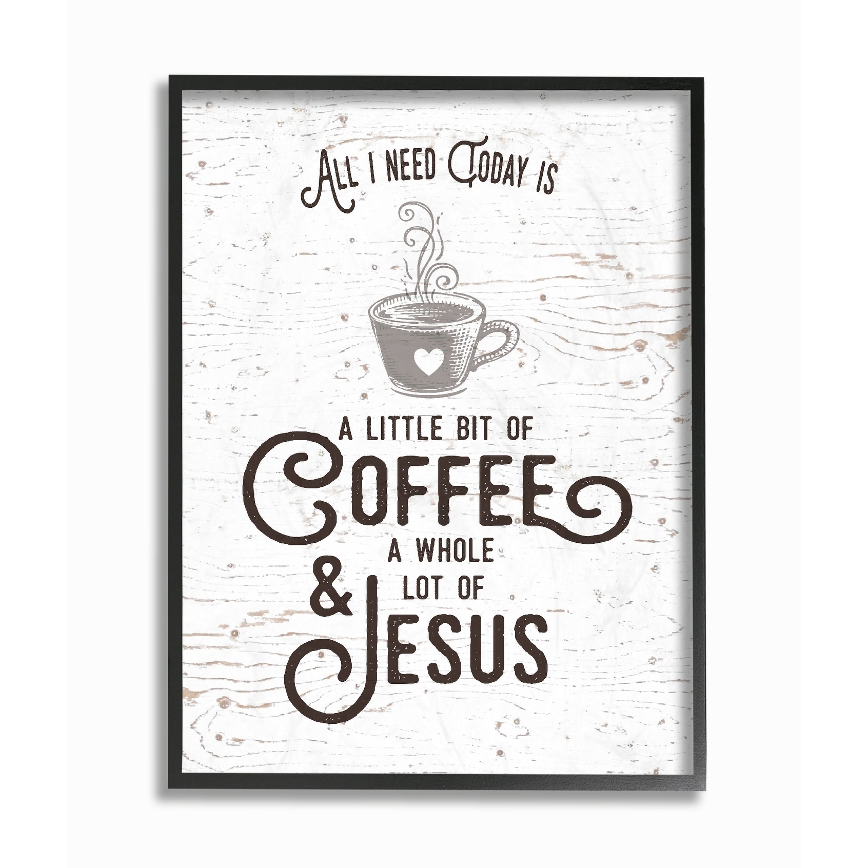 Coffee and Jesus - Coffee Sign - Rustic Wooden Coffee Sign - Little Signs  with Sayings - Funny Home Decor Must Haves for Kitchen, Dining Room -  Coffee