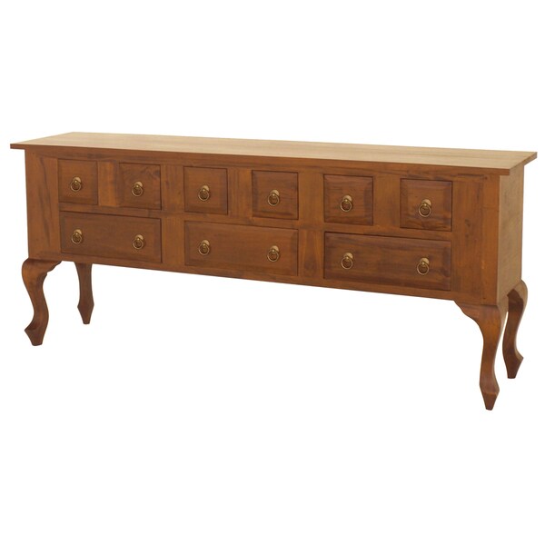 Handmade Nes Fine Furniture Solid Mahogany Wood Queen Anne Handmade Nes Fine Furniture Solid Mahogany Wood Queen Anne Sideboard Buffet Indonesia