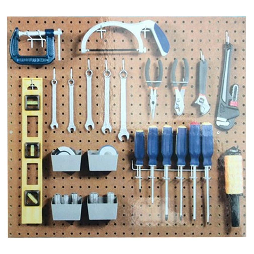 Pegboard Hook Assortment Kit Storage Shop Garage Organizing Tools Hanger