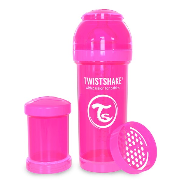 twist shake baby bottle