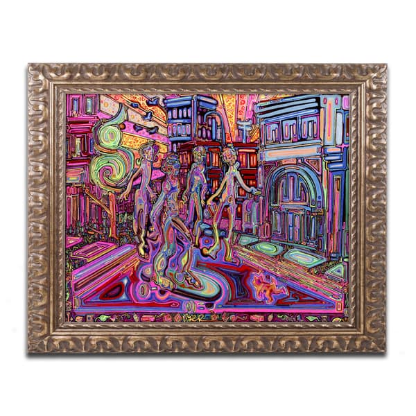 Josh Byer 'Posse' Ornate Framed Art - Bed Bath & Beyond - 15263611