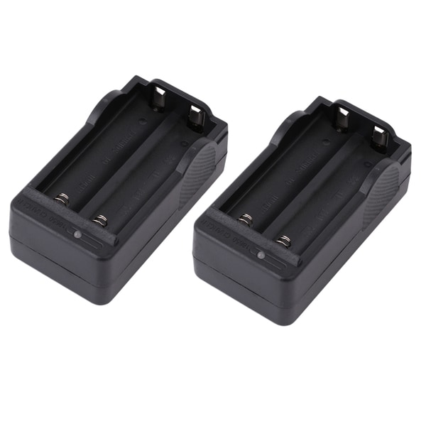 5800mah 18650 Battery 3.7V Rechargeable Li-Ion & 2PCS Dual Smart Charger (Box of 4)