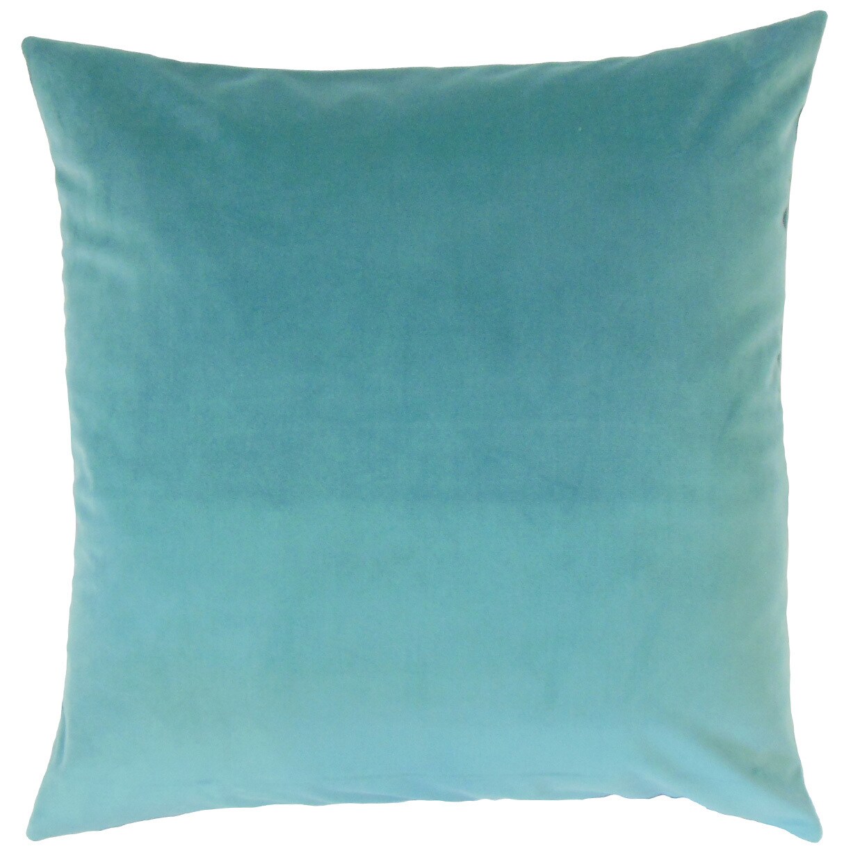 Nizar Solid 22-inch Down Feather Throw Pillow Turquoise