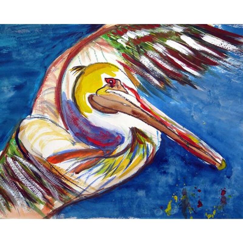 Betsy Drake Pelican Wing 18-inch x 26-inch Door Mat - 18x24